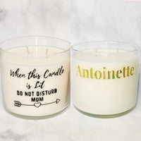 CUSTOMIZE: When this Candle is Lit